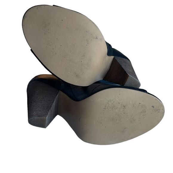 BP. ADDIE Merrywidow Ankle Boots Lace-up Womens Booties Size 6.5 Black Leather - Picture 7 of 9